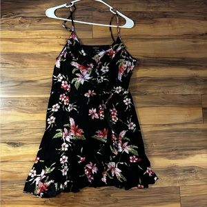 Large floral dress